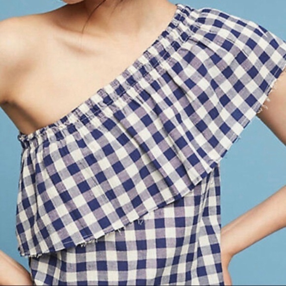 Anthropologie The Lady & The Sailor One Shoulder Top - Picture 7 of 10
